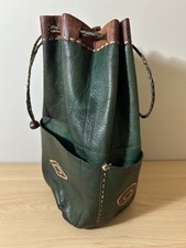 Green Moroccan leather