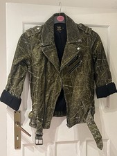 Tripp NYC Metallic Moto Jacket