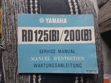 Yamaha RD125B, RD200B service