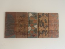 Hand Carved Wooden Autumn Nature Wall Hanging Painting Wood Art Home Decor