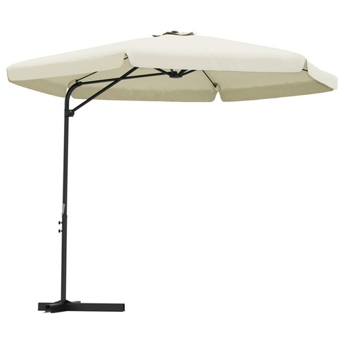 Outdoor parasol with steel - with,
