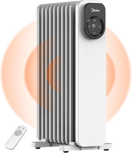Midea oil filled - radiator, 9