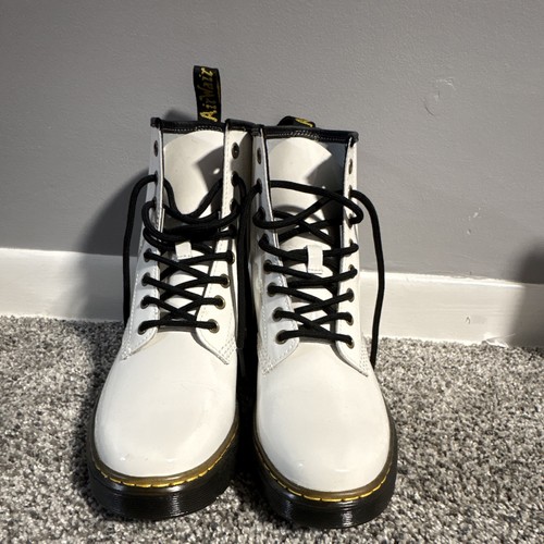 Martens white black combat - martens, white/black