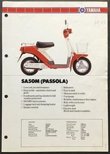 YAMAHA SA50M Passola MOTORCYCLE Sales Specification Leaflet c1982 #SA.50M