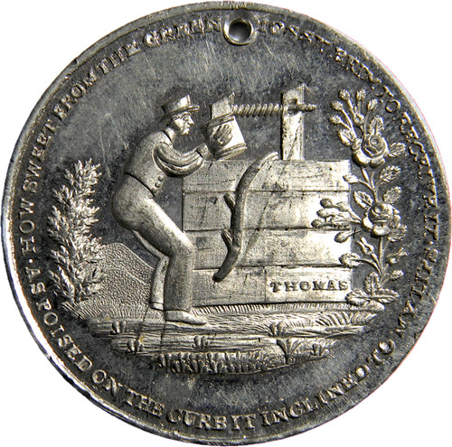 Temperance medal thomas - by,