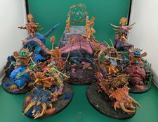 BATTLE READY!! BIG BEAST BUNDLE! Fully painted Warhammer AOS lizardmen army lot 