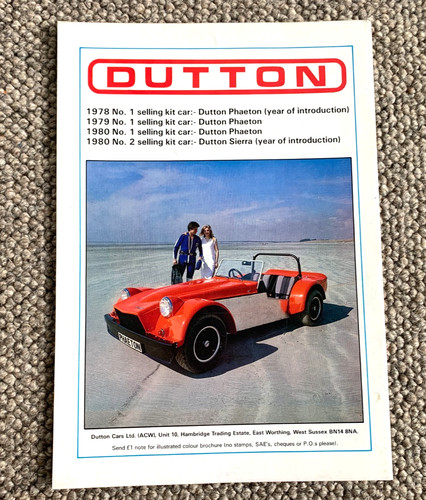 Dutton kit cars phaeton sierra - dutton,