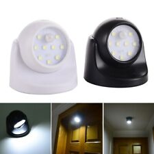 360° Battery Power Motion Sensor Security PIR LED Light Garden Outdoor Indoor