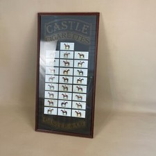 Framed Castle & Co. Picture Player's Cigarette Cards Horse Racing Early 1900's