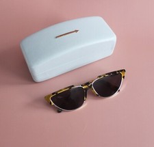 Karen Walker Tropics Women's Crazy Tortoise / Smoke Lens Sunglasses / Lorde