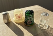 Vintage Thimble Lot x4