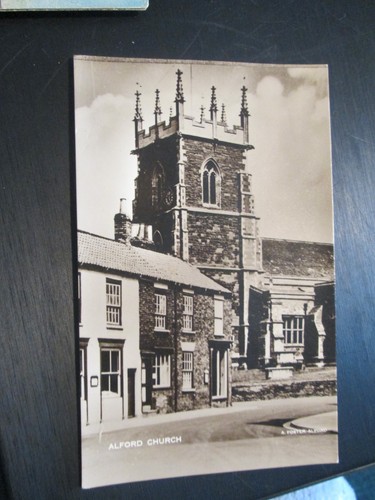 Postcard alford church - postcard,