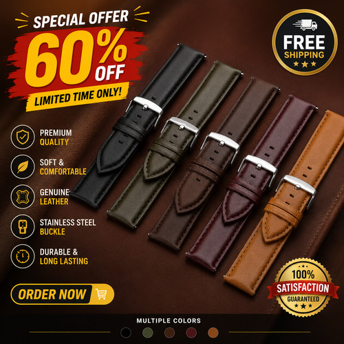 Mens watch strap handmade - watch,