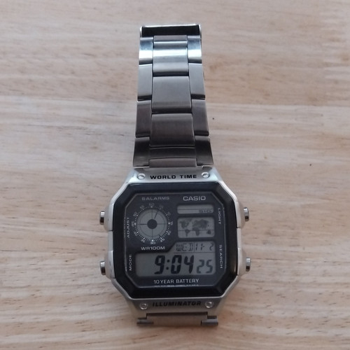 Casio illuminator world - casio, time