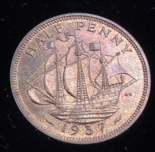 1937 George VI Proof Half