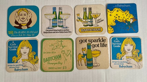 Vintage babycham coaster - vintage,