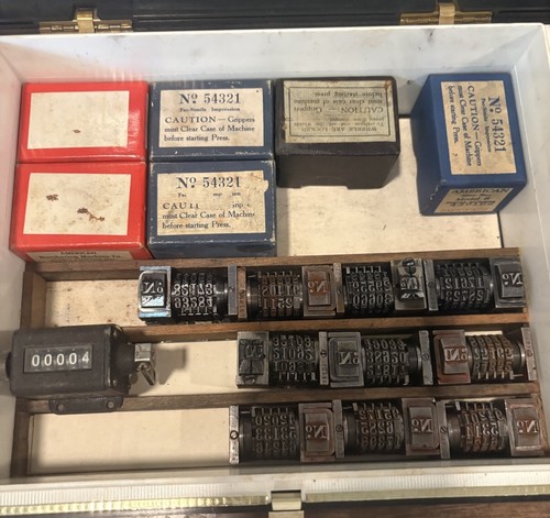 Vintage metal letterpress - vintage,