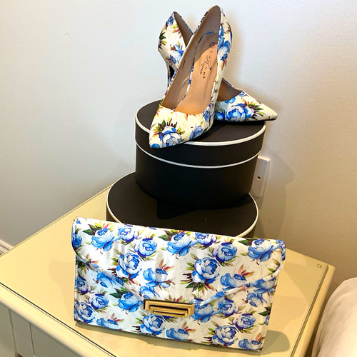 Lunar satin blue white - lunar,