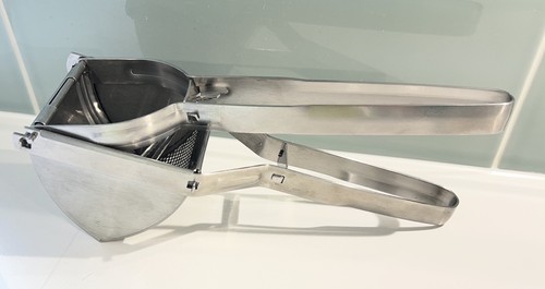Large stainless steel potato - steel,