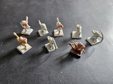 Warhammer Fantasy Old World Battle X8 Bretonnian Squire Archers Metal Basecoated