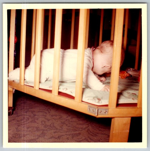 Vtg color snapshot - snapshot, baby