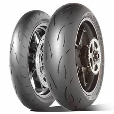 TYRE PAIR DUNLOP 120/70-17 GP