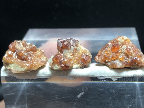 Hessonite garnet crystals with - hessonite,
