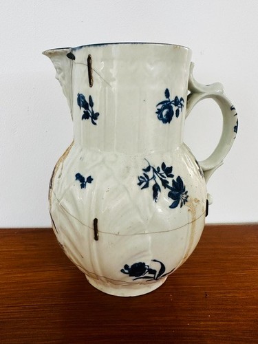 Antique 18thc caughley blue - caughley,