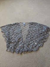 Marks & Spencer Silver Sequin Bolero Jacket