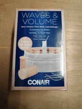 US Plug - CONAIR Curls And Waves Coral, Hot ROLLERS - 120/240V -READ DESCRIPTION