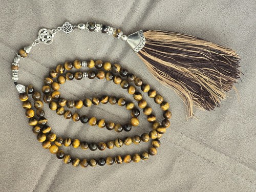 Tesbih made tiger eye - tesbih,