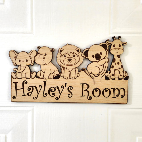 Personalised bedroom door - door, sign