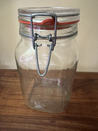 Hermetic glass canister - canister, jar