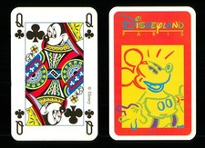 1 x Playing card Minnie Mouse Disneyland Paris – Queen of Clubs ≠ P0170