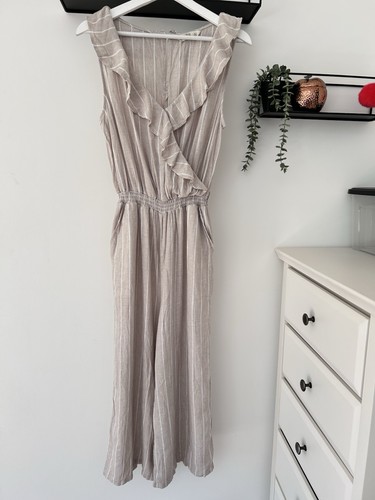 Beige white striped - f&f, &