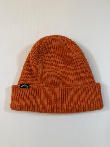 Billabong orange knit beanie - knit,