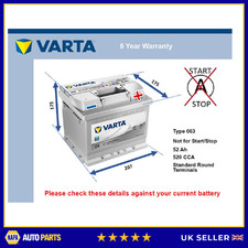 Car Battery C6 Varta 063 520A