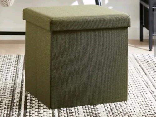 Dunelm faux linen - faux, olive