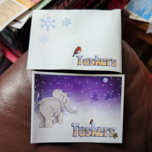 Tuskers christmas card and - tuskers,