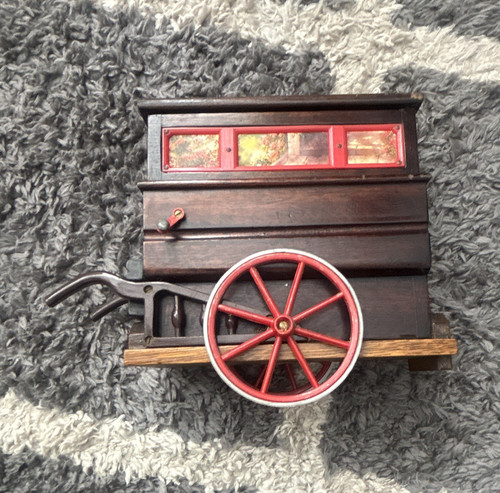 Wood hinged lid - hinged, trinket