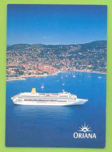 Oriana cruises postcard - oriana.p&o, cruises.postcard