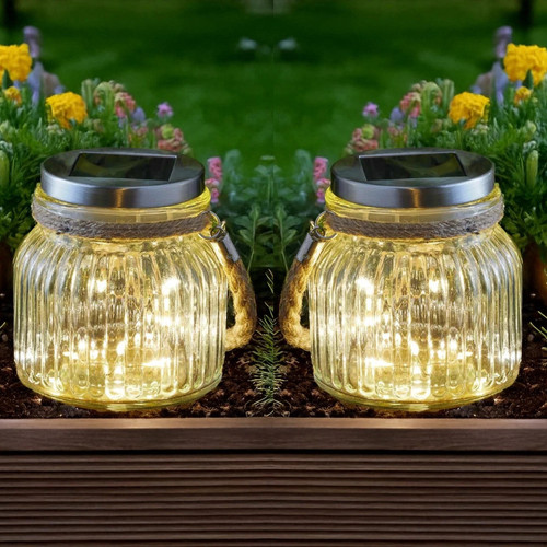 Solar led jar - 2x,