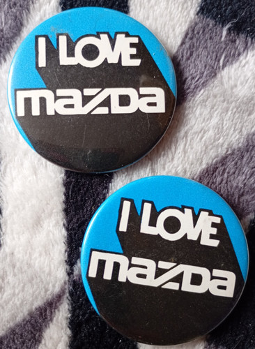Love mazda pin - mazda, badges