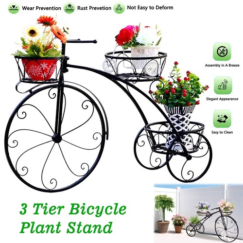 Tier wrought iron bicycle - 3,