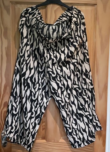 Wide leg cropped trousers - leg,
