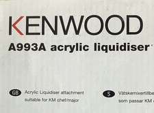 Kenwood Chef A993A Acrylic Liquidiser attachment for KM Chef/Major, BRAND NEW.