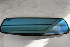 Object Rear View Mirror Dash Cam - Built In Screen & Front Facing Movable Camera