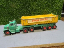 Lesney Matchbox King Size Dodge Tractor Truck & No.16 Fruehauf Tipper