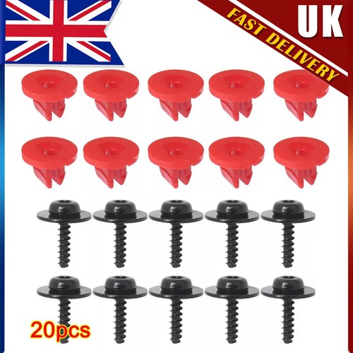 Engine undertray screws - screws, nuts