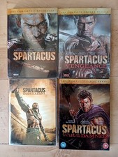 Spartacus - Series 1,2,3,4 Complete. Lucy Lawless (Starz 13xDVD Box Sets 2013)